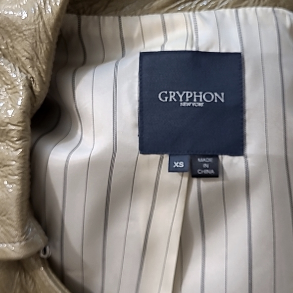 Gryphon Pearlized Leather Jacket - Picture 7 of 9